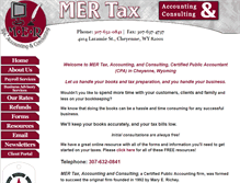 Tablet Screenshot of mer-tax.com